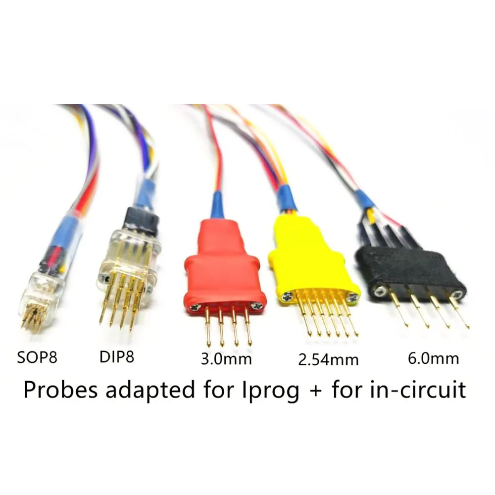 Новейший зонд адаптеры для in-circuit ECU кабели работает Iprog 5 зондов без пайки XP IRPOG RFID