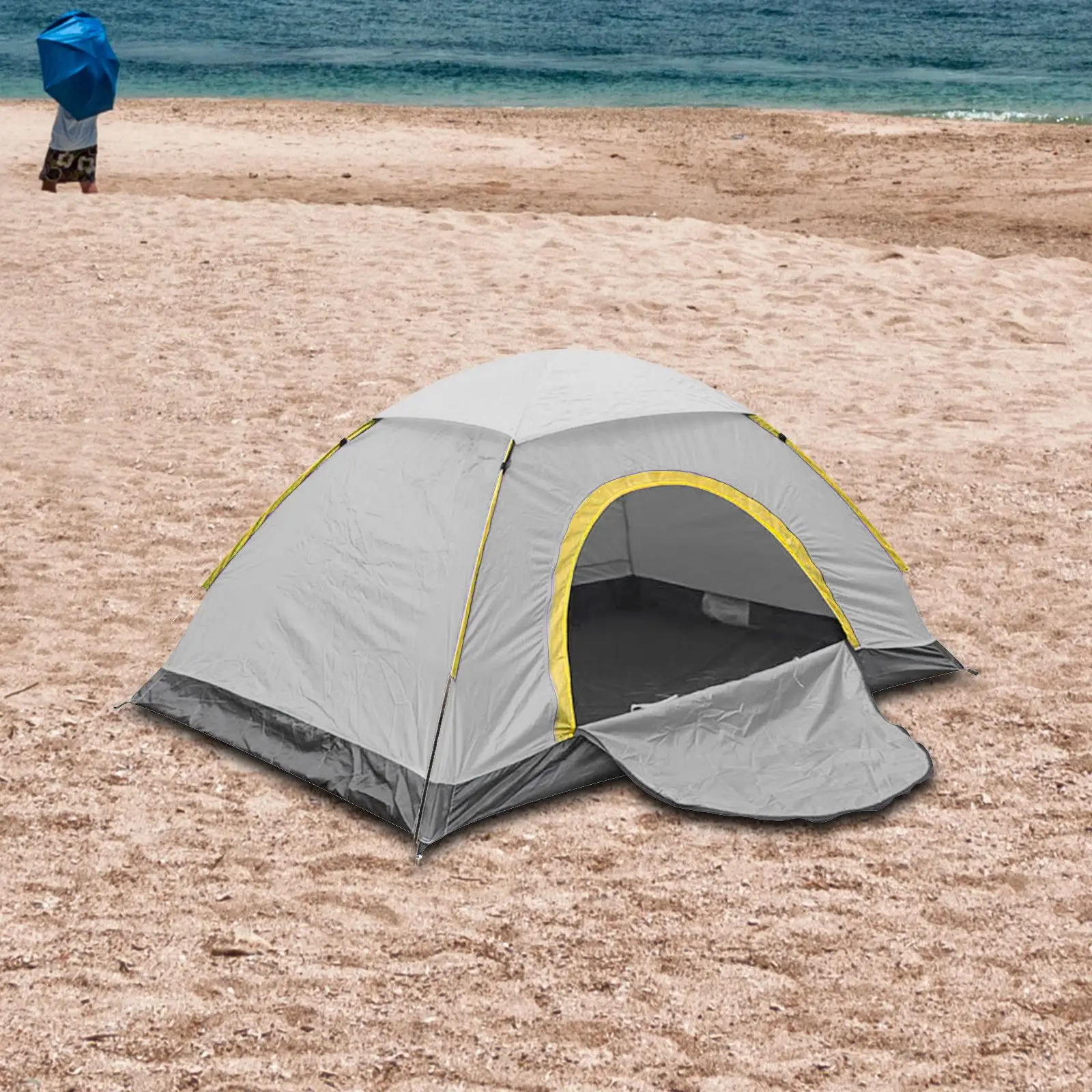 

Automatic Tent 3-4 Person Camping Tent Easy Instant Setup Protable for Sun Shelter Travelling Hiking Pop Up Outdoor Family Tent