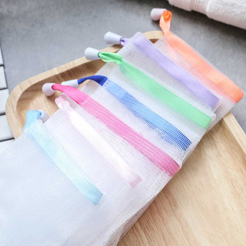 

Foaming Cleansing Face Washing Soap Foaming Net Bath Facial Washing Foaming Net Hanging Soap Foaming Bag