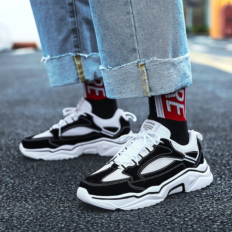 

Shoes Men Sneakers Black Casual Shoes Men Fashion Sneaker Summer Men's Sneakers Male Sport Light Breathable Mens Slip On