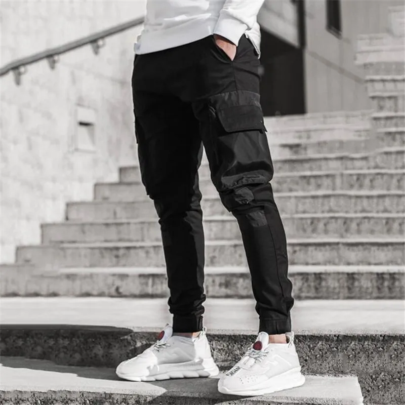 2020 Брендовые мужские спортивные штаны Джоггеры для бега брюки спортивный костюм
