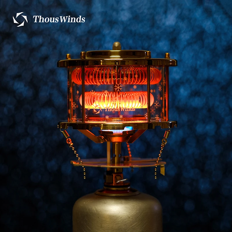 Уличный газовый обогреватель Thous Wind Firewheel для кемпинга стеклянный корпус только