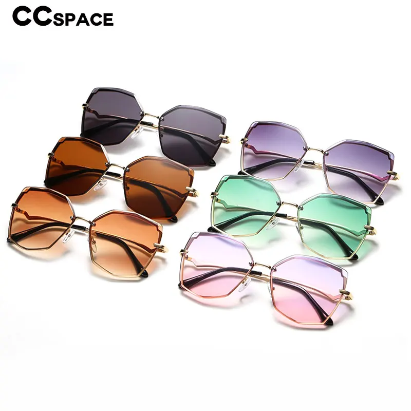 49061 без оправы полигон роскошные солнцезащитные очки для мужчин и женщин Модные