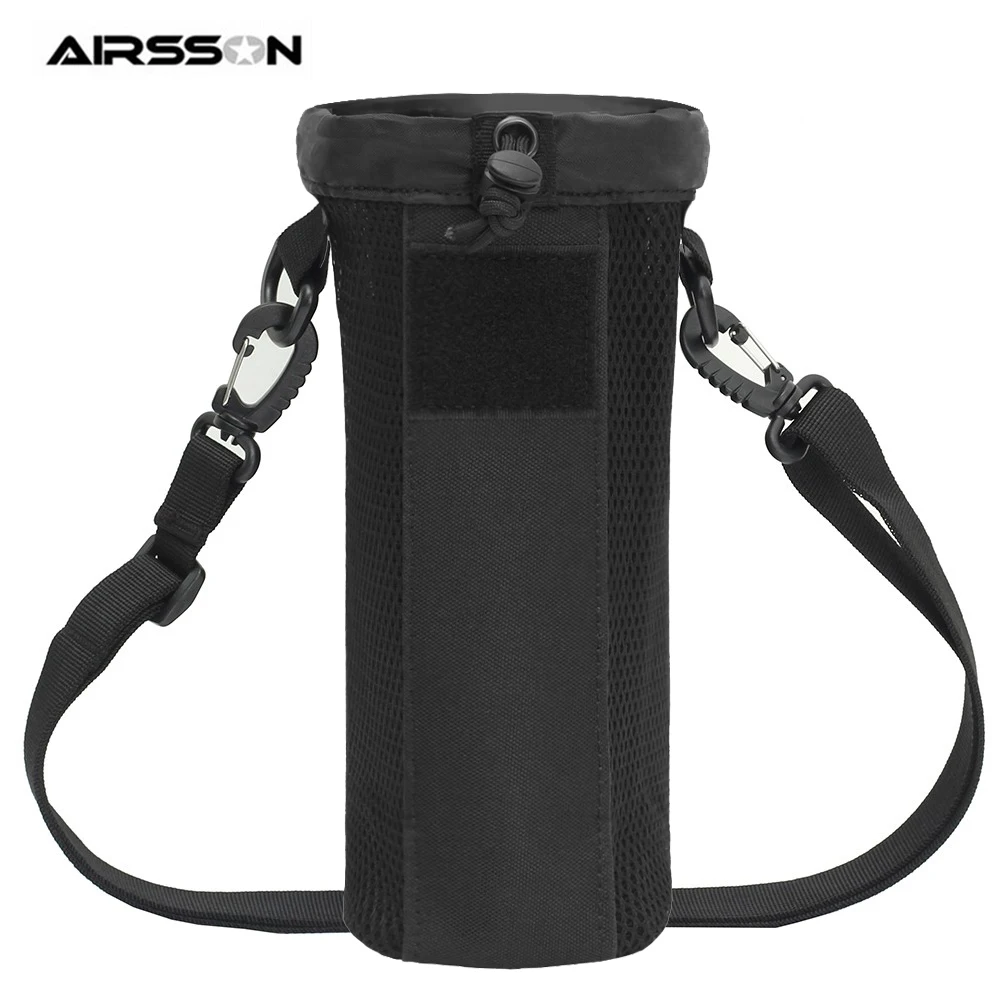 Тактический Молл сумка для бутылки воды 1.5L военный чайник держатель Открытый
