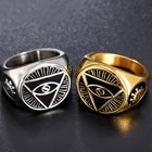 Модное классическое мифологическое кольцо для глаз, мужское изысканное Ювелирное Украшение для вечеринки, выпускного вечера