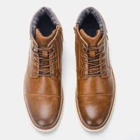 size 7 13 brand men boots top quality mens casual shoes handsome comfortable retro leather boots