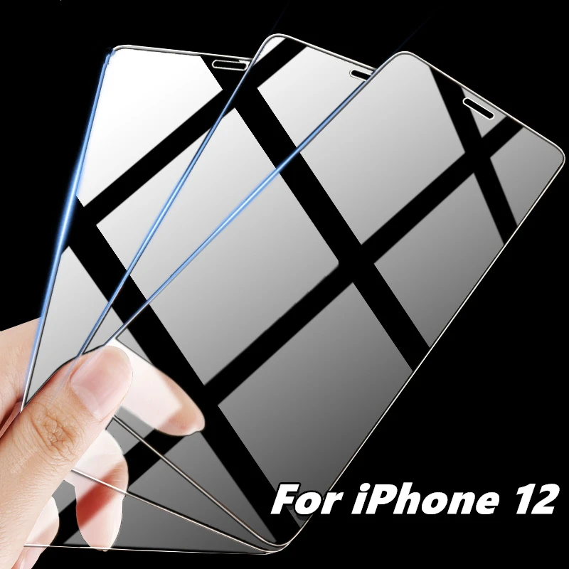 

Защитный чехол для iPhone 12 Mini Pro Max, Прозрачный ударопрочный чехол из закаленного стекла для Apple серии 12