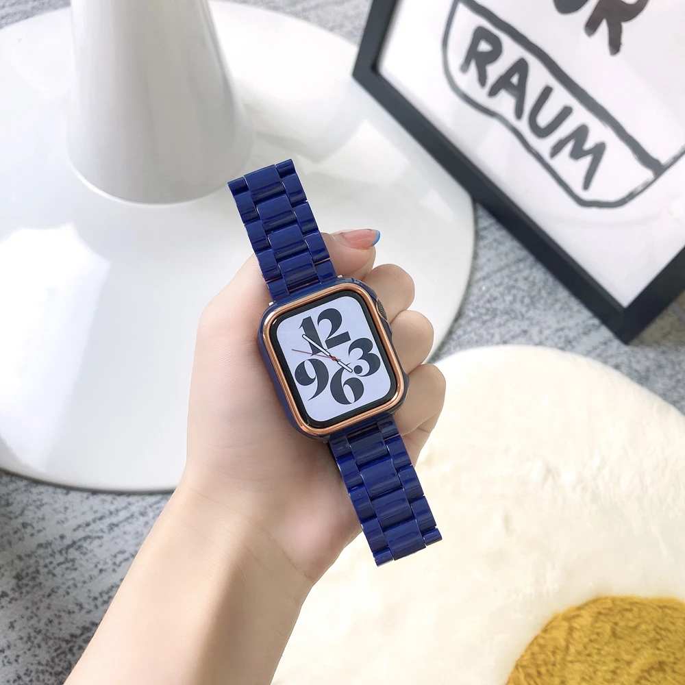 

41mm 45mm Wrist Loop Bracelet for Apple Watch Strap SE7 6 5 4 44mm Simple Style Band for iWatch Series 3 2 1 42/40mm 38mm Correa