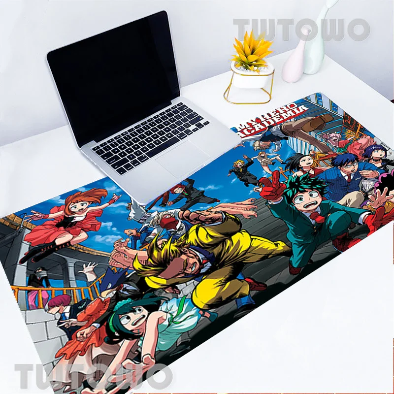 

Mouse Pad Gamer Home XXL New Desk Mats MousePads keyboard pad My Hero Academia Office Natural Rubber Anti-slip Desktop Mouse Pad