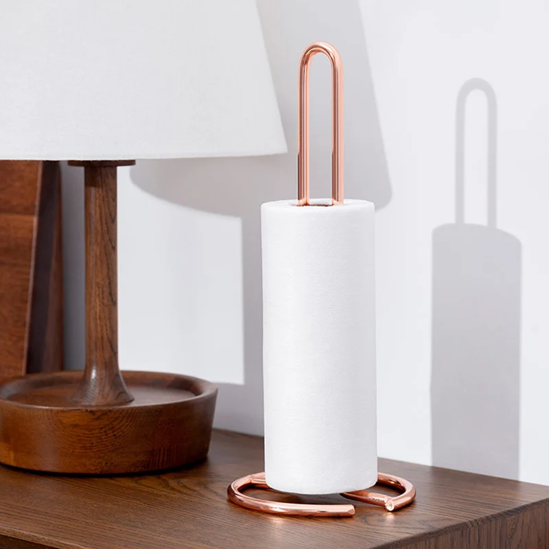 

Portable Paper Towel Holder Restaurant Paper Storage Rack for Kitchen Household DFK889