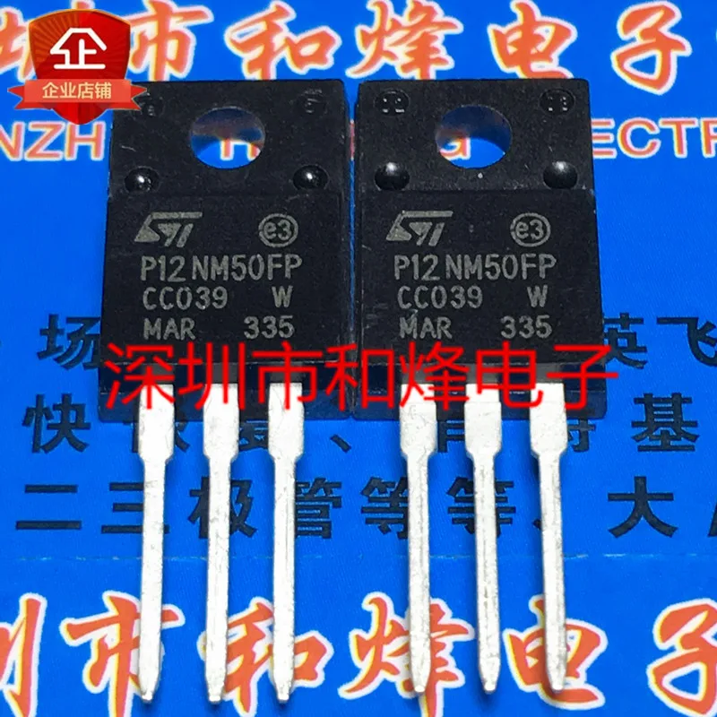 

Оригинал 6 шт./лот P12NM50FP STP12NM50FP TO-220F 550V 12A