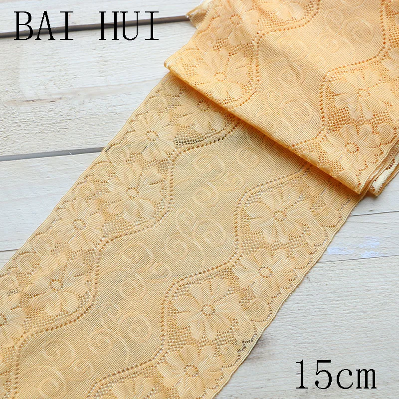 16 см 1 ярд Изготовленная с добавлением спандекса эластичная поделки швейная