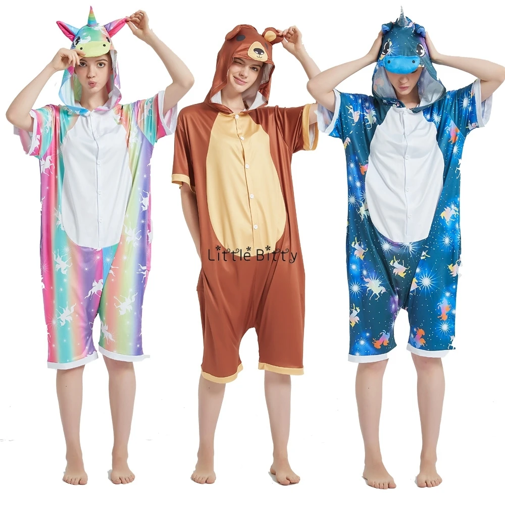 Кигуруми пижамы для мамы и детей комбинезон милая цельная Пижама пижама с