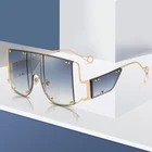 Солнцезащитные очки унисекс, винтажные, квадратные, UV400