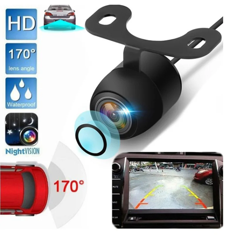 

Камера ночного видения Hd, Автомобильная камера заднего вида с углом обзора 170 °, водонепроницаемая CCD светодиодсветодиодный камера заднего ...