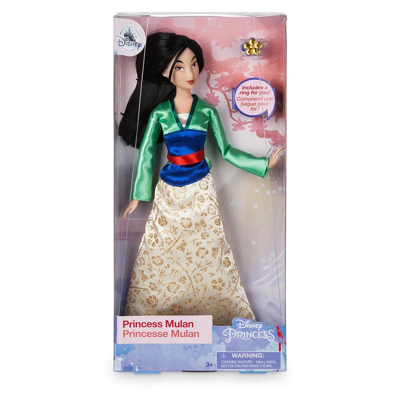 Оригинальный DISNEY Store Mulan с грибку и маленькой русалочкой-Ариэль свадебное платье