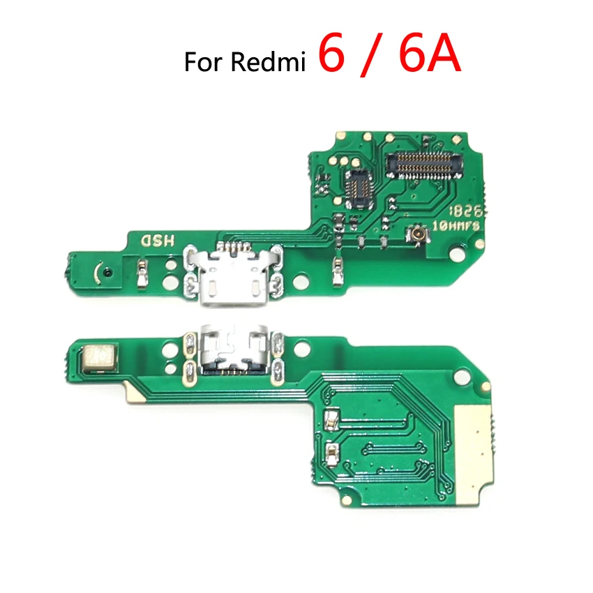 YuXi USB порт для зарядки плата гибкий кабель разъем с микрофоном Xiaomi Redmi Note 5 Plus Pro 5A 6