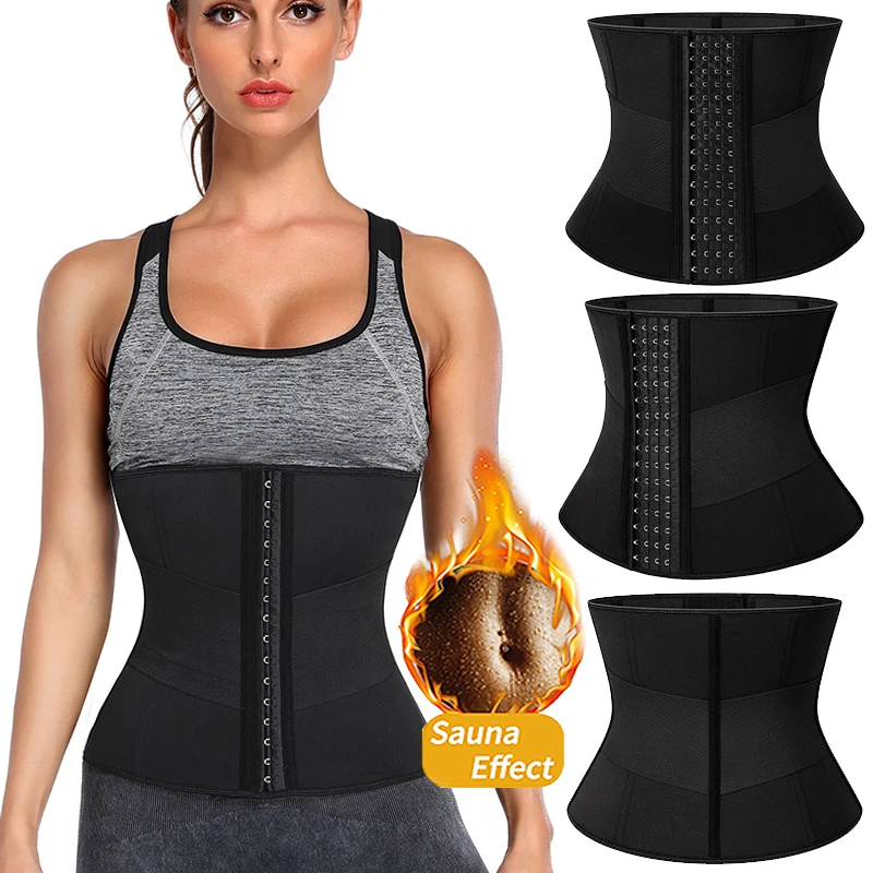 

Women Shaper Waist Trainer Corsets Sauna Sweat Slimming Belt Workout Tummy Control Waist Cinchers Weight Loss Shapewear Girdle