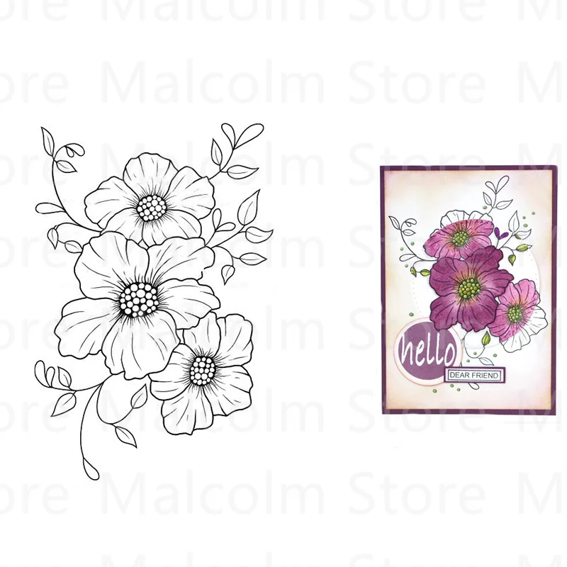 

Metal Cutting Dies And Blooming Flower Stamps DIY for Scrapbooking Dies Cut Handmade Stencil Craft Model Decor Template 2021