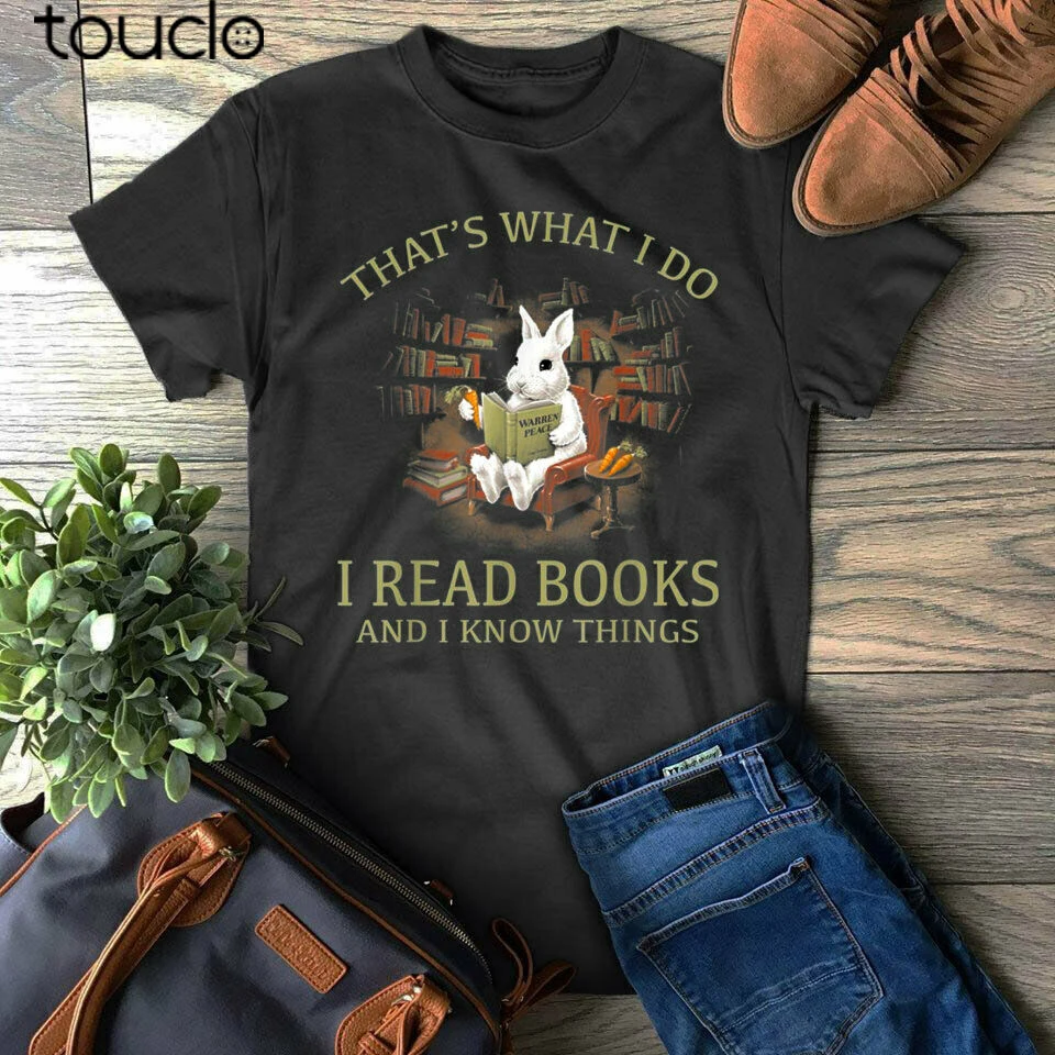 Кролик это то что я читаю книги и знаю вещи|Мужские футболки| |