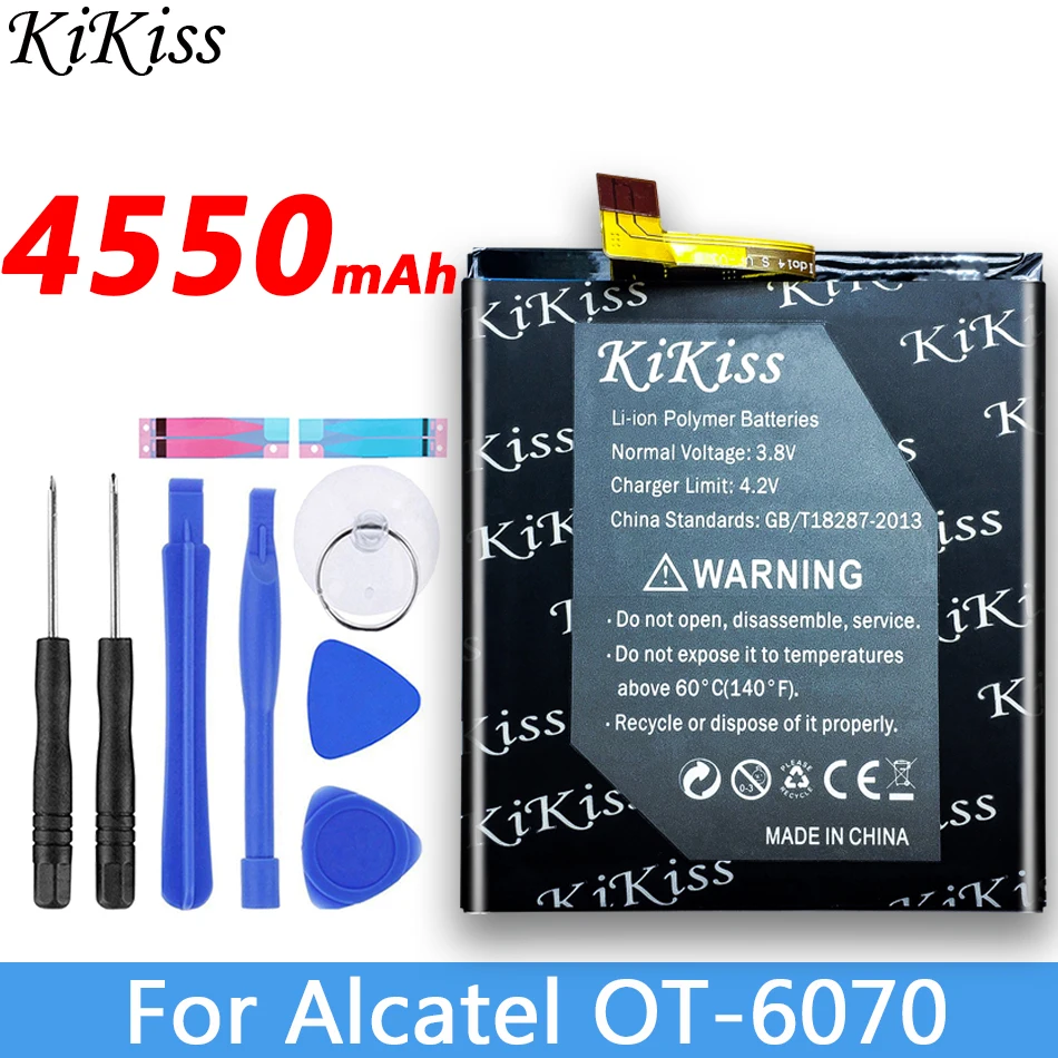 4550 мА/ч большая Мощность Батарея для Alcatel One Touch Idol 4S OT 6070 6070K 6070O 6070Y TLP030F1