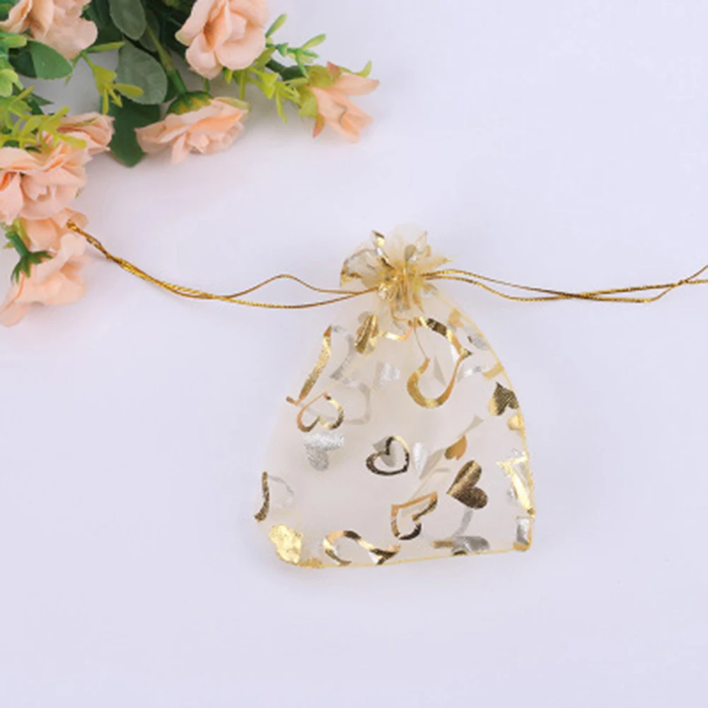 Яркие пакеты для конфет 100 шт. прозрачные конфеты с рисунком милого сердца