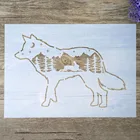 Трафарет формата А4А3А2 для самостоятельного изготовления стен, живописи, скрапбукинга, фотоальбома, декоративная бумажная карточка с тиснением