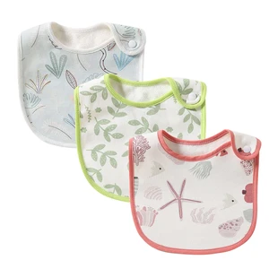 Хлопковый водонепроницаемый детский нагрудник, детское слюнявчик на заказ, детская продукция