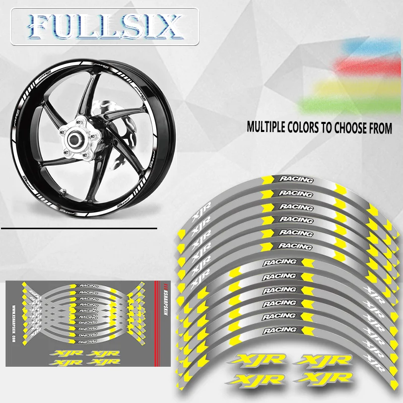 Обода мотоцикла полосы наклейки 17 дюймов колеса наклейка светоотражающая лента