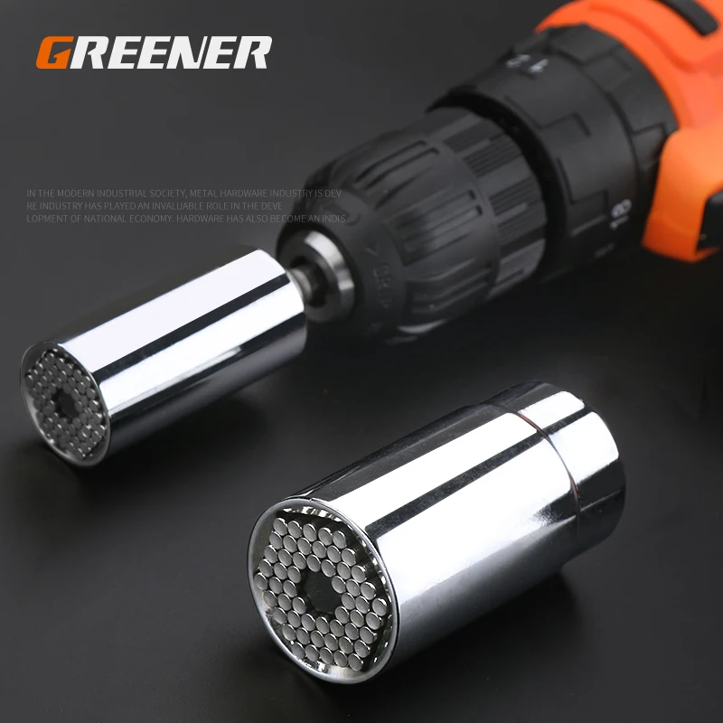 

1/4"Universal Torque Wrench Head Set Socket Sleeve