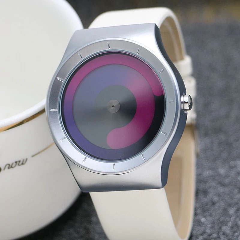 

Japanese Quartz Movement 40MM Large Dial Fashion Concept Design Waterproof Quartz Watch, Both Men and Women Can Wear