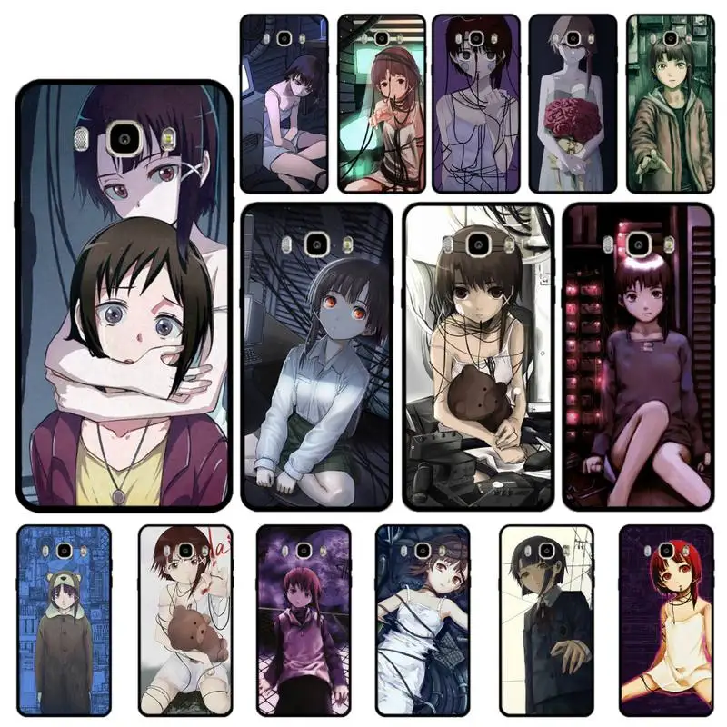 

MaiYaCa Serial Experiments Lain Phone Case for Samsung J 4 5 6 7 8 prime plus 2018 2017 2016 J7 core