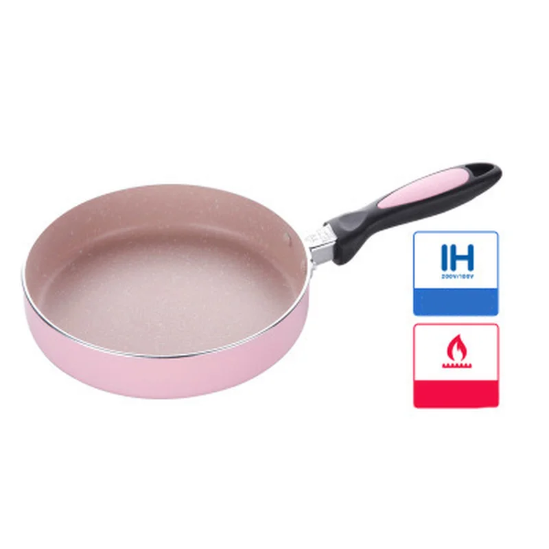 Сковорода высокого качества 20 см антипригарная медная сковорода для жарки с