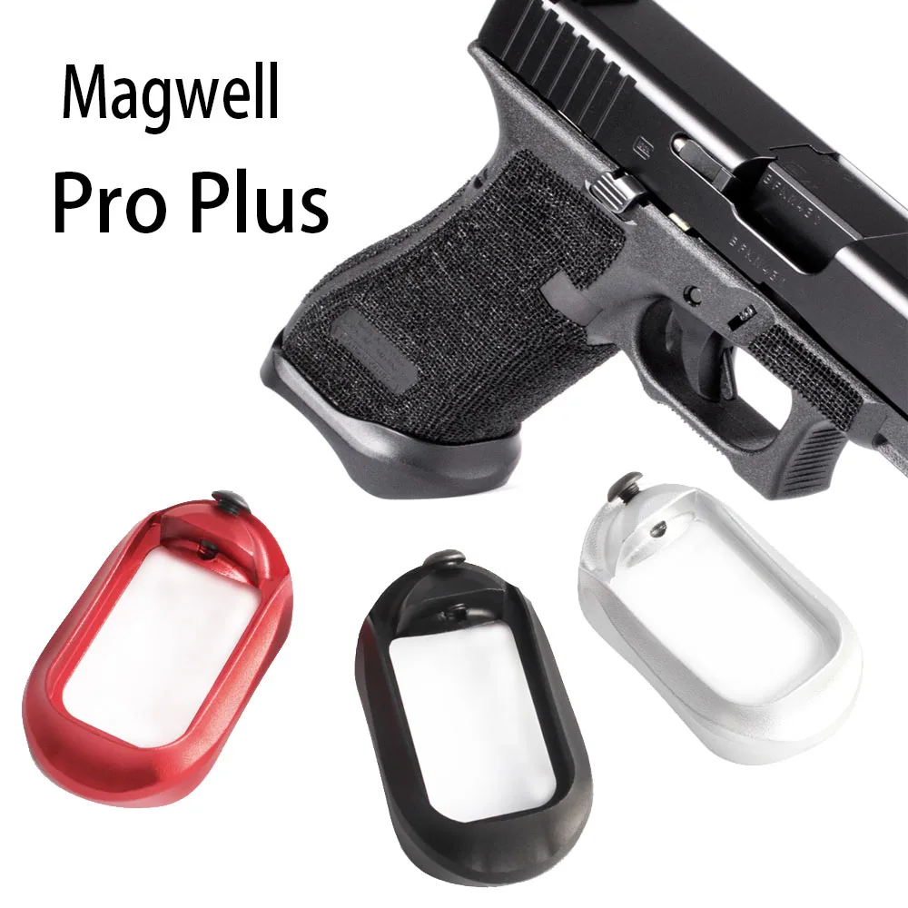

Magorui Glock PRO Plus Aluminum Magwell for Glock 17 22 24 31 34 35 37 Gen 1-4 black