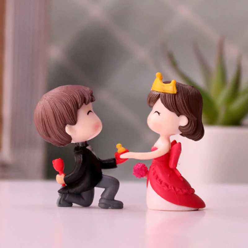 Предложение украшения для пары кукол семейное украшение свадебного торта