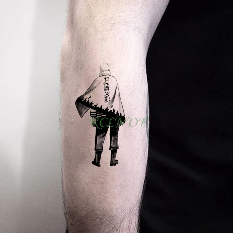 

Водостойкая Временная тату-наклейка аниме семь поколений теней поддельные тату-наклейки флэш-тату для мужчин женщин детей