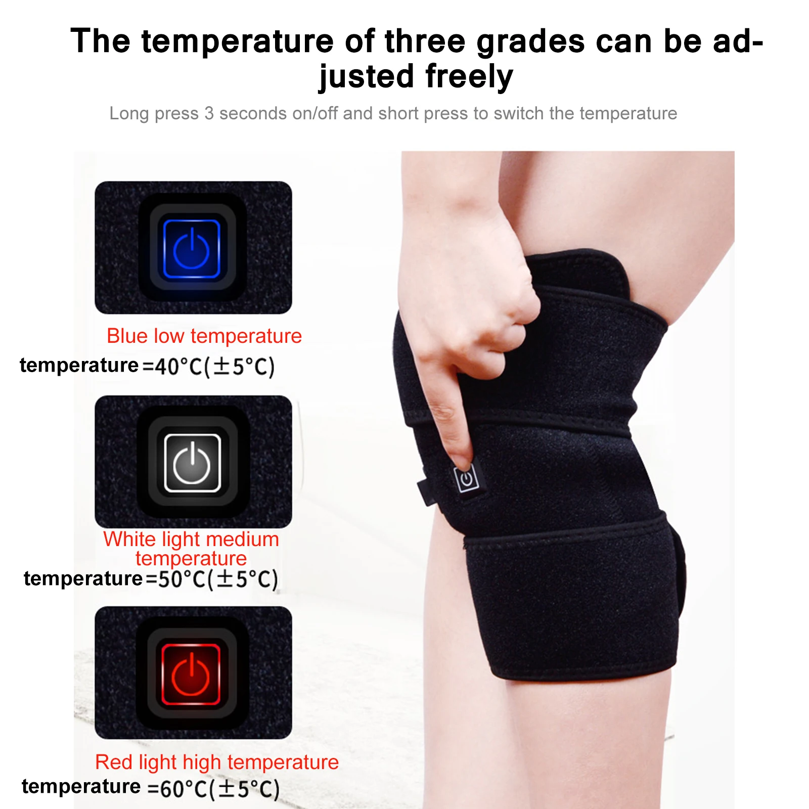 

Electric Heating Knee Massager Far Infrared Joint Brace Support Vibrador Back Shoulder Massage Elbow Knee Treatment Massageador