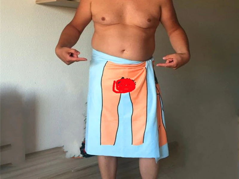 Сексуальное быстросохнущее пляжное банное полотенце Kuso Dick для мужчин и женщин, волшебное Впитывающее домашнее текстильное банное полотенце s