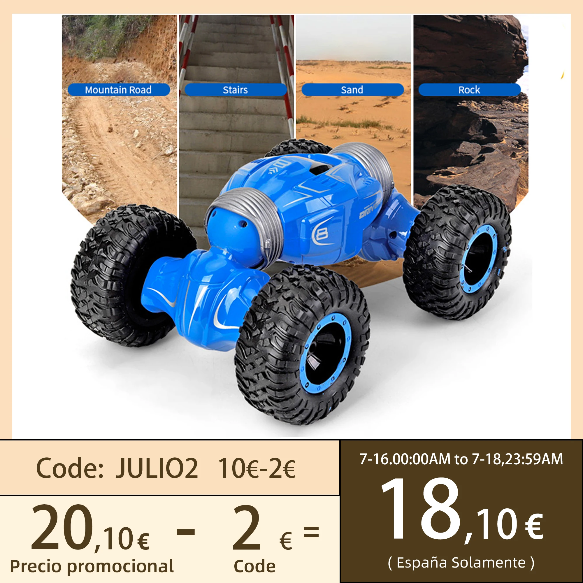 

2021 New Q70 Off Road Buggy Radio Control 2.4GHz 4WD Twist- Desert Cars RC Car Toy High Speed Climbing RC Car Children Toys