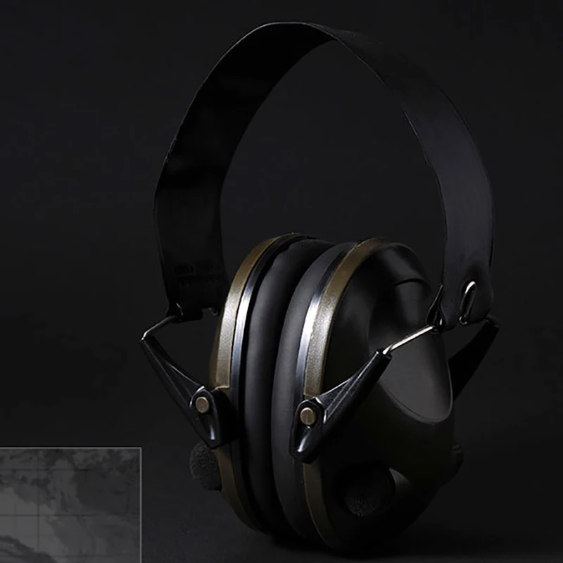 

Electronic Ear Protection Hunting Ear Muff Anti-Noise Headset Hearing Ear Protection Headphone for Hunting,Green
