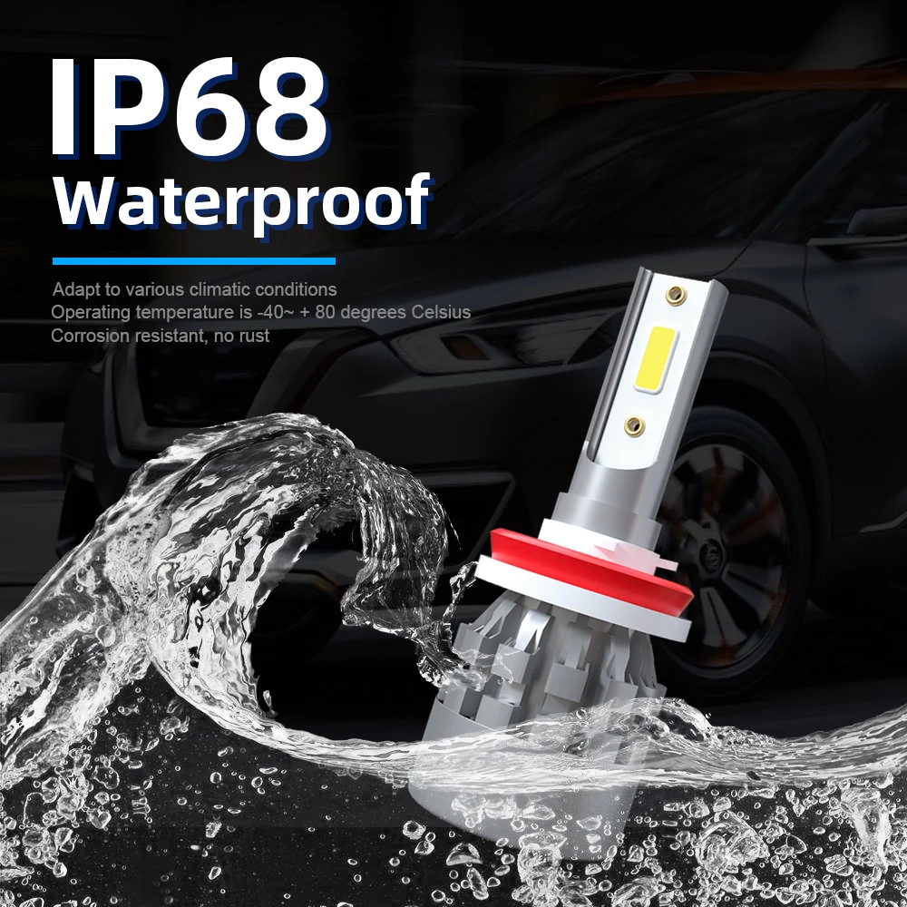 

h4 led headlight bulb for car ampoule h7 led H1 H11 9006 Car Headlights Bulbs H9 9005 HB3 HB4 HB2 h8 12V 24V 8000LM 60W 6000K