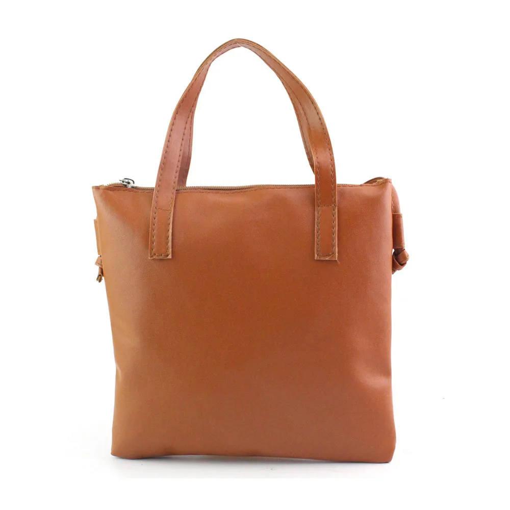 Женская сумка на плечо модная однотонная кожаная для телефона тоут женская клатч