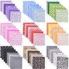 7 шт., хлопковая ткань с принтом, 25 см