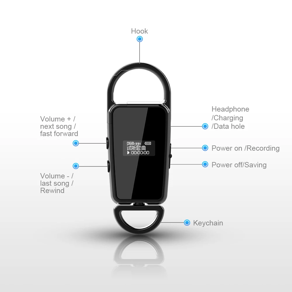 Мини Диктофон профессиональный USB аудио диктофон портативный микро Голосовая