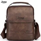 Мужская сумка через плечо JEEP BULUO, оранжевая однолямочная Сумка для документов, кожаная деловая сумка, все сезоны, 2019