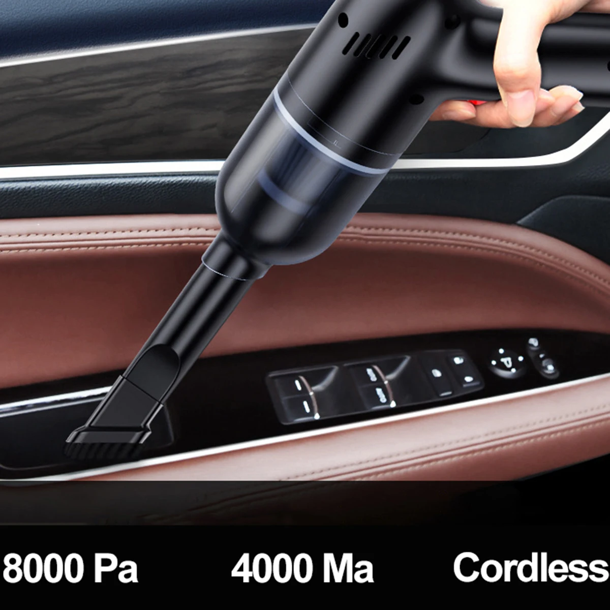 

Беспроводной автомобильный пылесос, беспроводной ручной автомобильный пылесос для дома и автомобиля, мини-пылесос двойного использования ...
