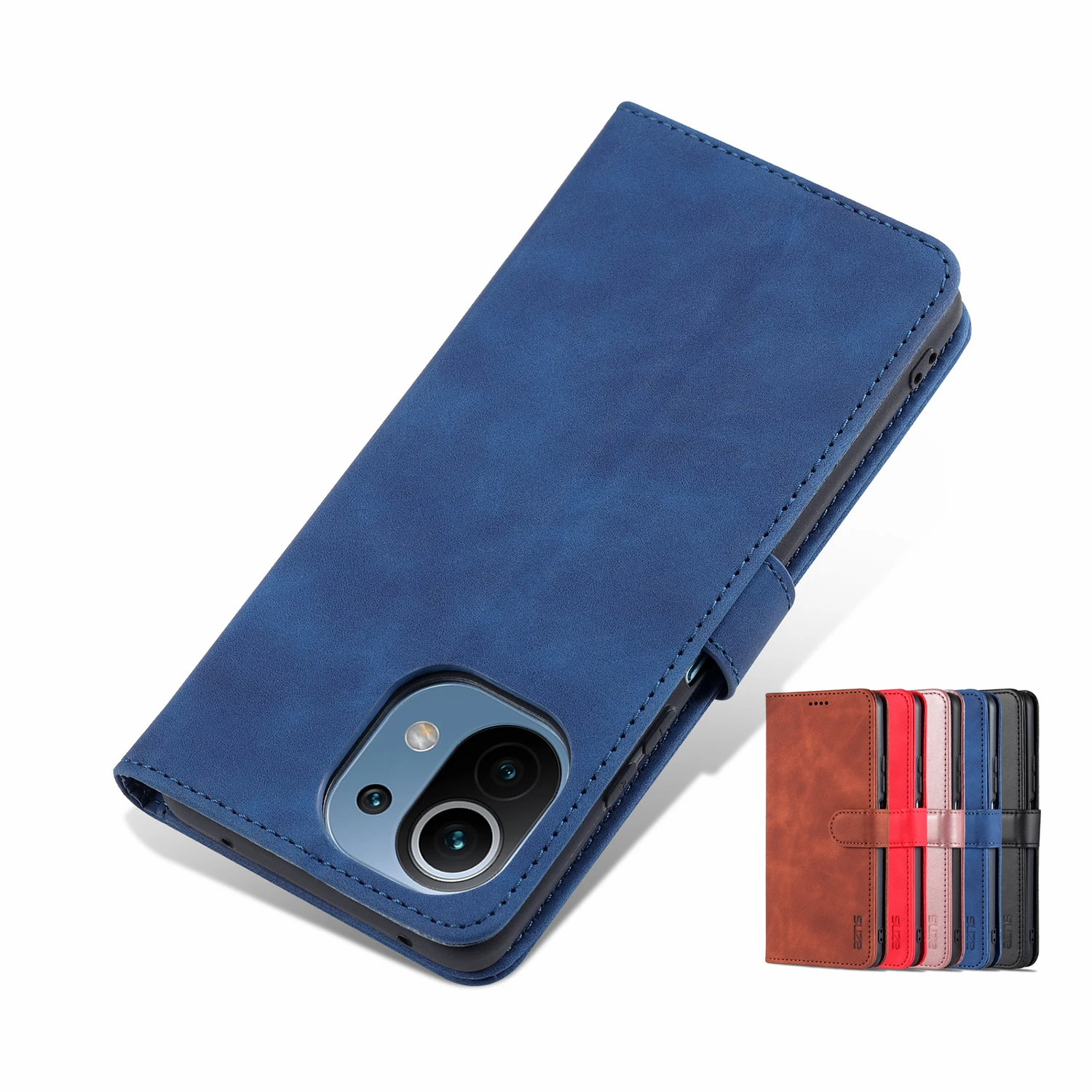 Высококачественный чехол-книжка из искусственной кожи для Xiaomi Mi 11 Lite 5G / 4G |