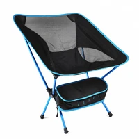 ultra light folding camping chair portable chair with storage bag for outdoor travel beach picnic hiking backpacking