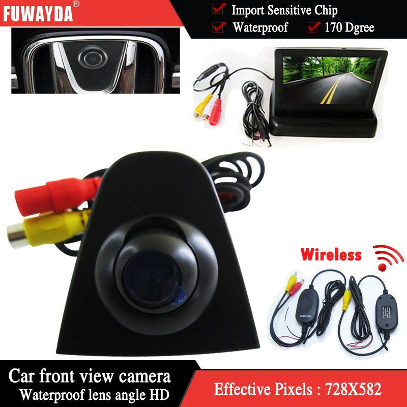 Беспроводной монитор FUWAYDA для камеры заднего вида SONY HD 4 3 дюйма Honda Odyssey New accord Civic CRV