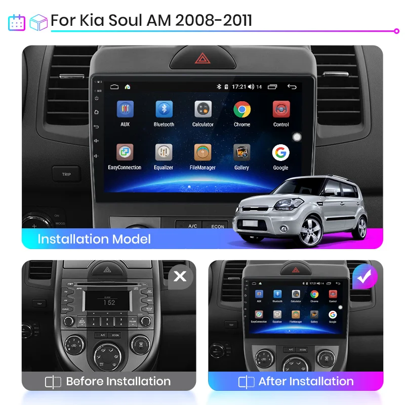 Автомагнитола Junsun V1 для Kia мультимедийный видеоплеер на Android 10 0 2 Гб ОЗУ 32 ПЗУ с GPS